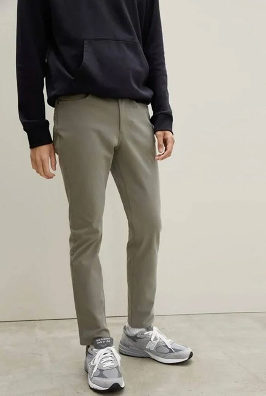 EVERLANE Men's The Performance 5-Pocket Pants 35x34 Green Chinos NWT